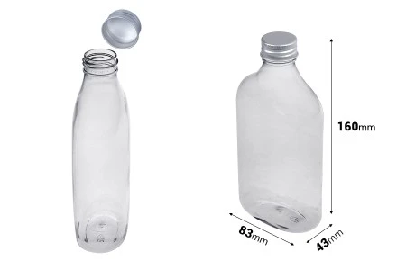 Providna plastična (PET) flaša 350 mL sa aluminijumskim zatvaračem - 6 kom-2