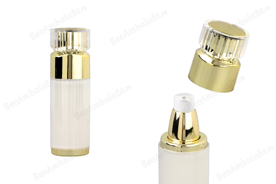 Luksuzna Airless akrilna bočica 30mL sa pumpicom za kreme i akrilnim zatvaračem-slika_proizvoda