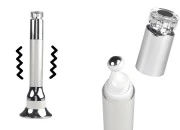 Akrilna bela bočica 15mL sa roll-on pumpicom za serum i vibracijom na dodir Akrilna bela bočica 15mL sa roll-on pumpicom za serum i vibracijom na dodir