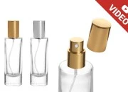 Bočica za parfeme 30mL providna sa sprejom i aluminijumskim poklopcem