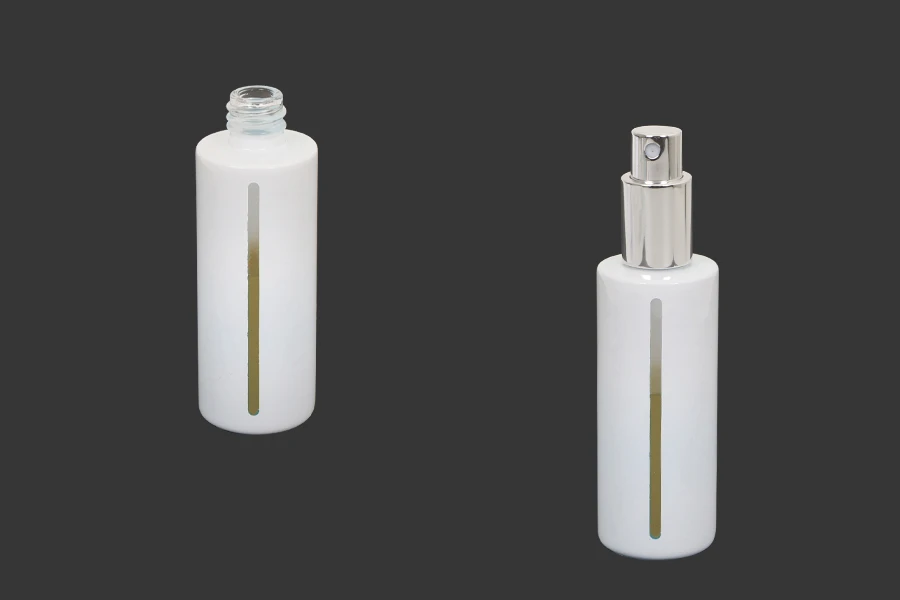 Bočica 50mL staklena 18/415 u beloj boji Bočica 50mL staklena 18/415 u beloj boji