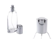 Staklena flašica 45mL sa aluminijumskim srebrnim sprejom i zatvaračem Staklena flašica 45mL sa aluminijumskim srebrnim sprejom i zatvaračem