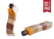 Staklena bočica 180mL sa semenkama, za dekoraciju kuhinje-slika_proizvoda