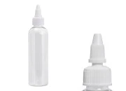 Flašica PET 120mL providna sa belim twist up zatvaračem "unicorn" za elektronske cigarete - 50 kom Flašica PET 120mL providna sa belim twist up zatvaračem "unicorn" za elektronske cigarete - 50 kom