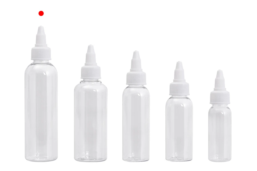 Flašica PET 120mL providna sa belim twist up zatvaračem "unicorn" za elektronske cigarete - 50 kom Flašica PET 120mL providna sa belim twist up zatvaračem "unicorn" za elektronske cigarete - 50 kom