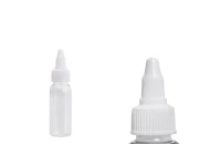 Flašica PET 30mL providna sa belim twist up zatvaračem "unicorn" za elektronske cigarete - 50 kom Flašica PET 30mL providna sa belim twist up zatvaračem "unicorn" za elektronske cigarete - 50 kom