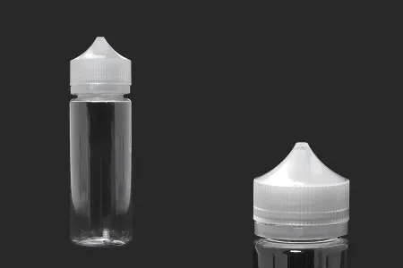 PET flašica 120mL sa plastičnom kapaljkom i providnim zatvaračem za dopunu za električnu cigaretu - 50 kom-1