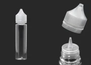 PET flašica 60mL sa plastičnom kapaljkom i providnim zatvaračem za dopunu za električnu cigaretu - 50 kom PET flašica 60mL sa plastičnom kapaljkom i providnim zatvaračem za dopunu za električnu cigaretu - 50 kom