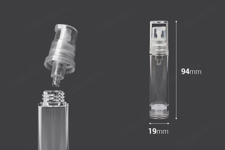 Tubica Airless za kreme, 10mL - 12 kom-dimenzije_slike