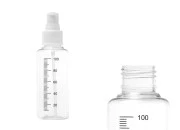 Plastična flašica 100mL za kreme sa mernim oznakama, pumpicom i zatvaračem - 24 kom Plastična flašica 100mL za kreme sa mernim oznakama, pumpicom i zatvaračem - 24 kom