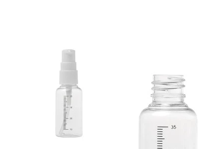 Plastična flašica 35mL za kreme sa mernim oznakama, pumpicom i zatvaračem - 36 kom-2