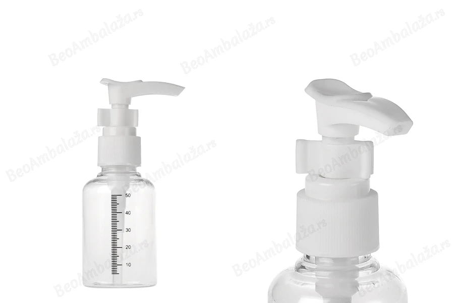 Plastična flašica 50mL sa mernim oznakama, za šampon - 24 kom-slika_proizvoda