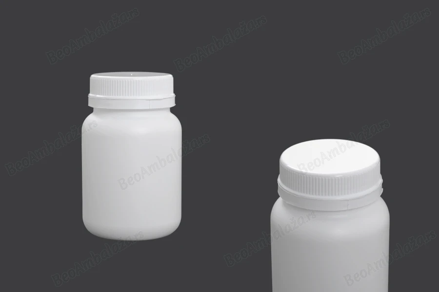 Plastična bela bočica 200mL za farmaceutske preparate - 12 kom-slika_proizvoda