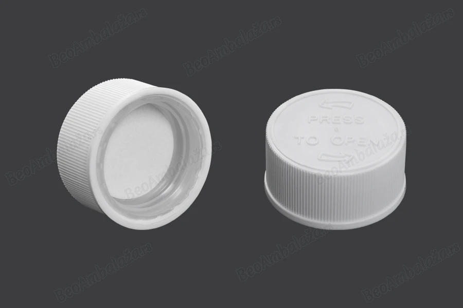 Plastična bočica 100mL za farmaceutske preparate sa sigurnosnim zatvaračem - 12 kom-grupa_slika