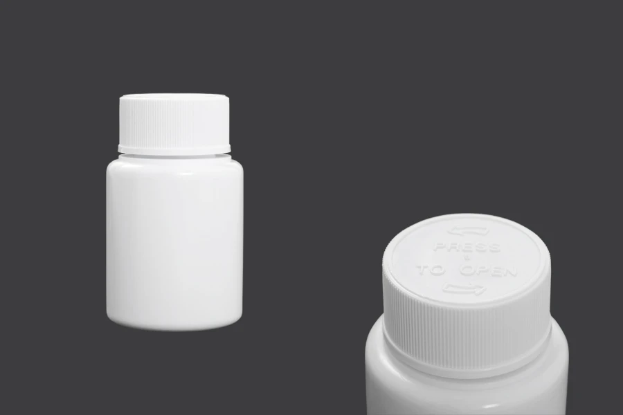 Plastična bela bočica 50mL za farmaceutske preparate - 12 kom Plastična bela bočica 50mL za farmaceutske preparate - 12 kom
