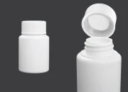 Plastična bela bočica 50mL za farmaceutske preparate - 12 kom Plastična bela bočica 50mL za farmaceutske preparate - 12 kom