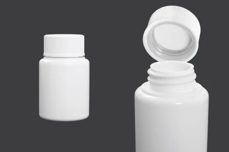 Plastična bela bočica 50mL za farmaceutske preparate - 12 kom-2