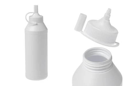 Plastična boca 600mL sa poklopcem za protok tečnosti-2