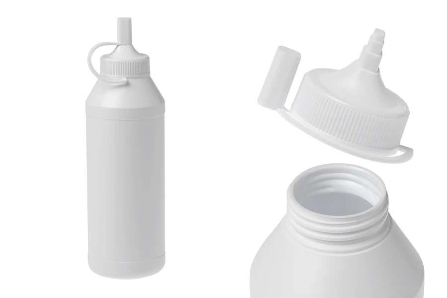 Plastična boca 600mL sa poklopcem za protok tečnosti