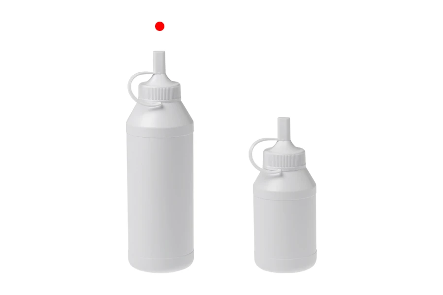 Plastična boca 600mL sa poklopcem za protok tečnosti