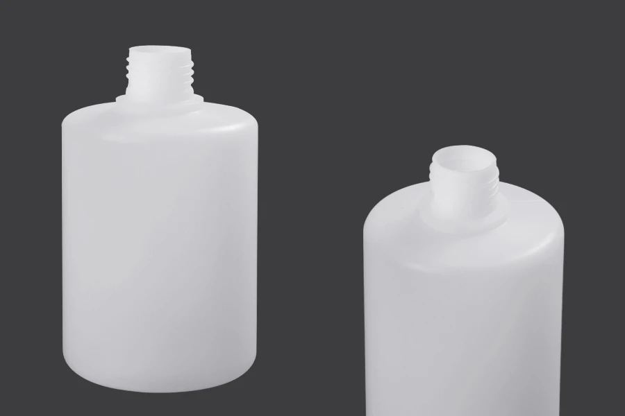 Poluprovidna plastična okrugla flaša 300mL - 12 kom-dimenzije_slike