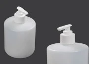 Plastična, okrugla flaša sa pumpicom 500ml za tečni sapun, poluprovidna PP28 Plastična, okrugla flaša sa pumpicom 500ml za tečni sapun, poluprovidna PP28