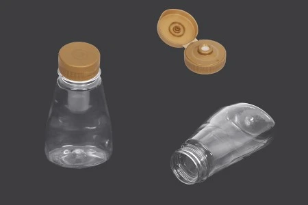 Plastična providna flaša 175 ml za kečap, senf, med - 10 kom-2