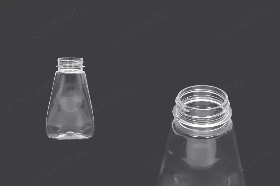 Plastična providna flaša 175 ml za kečap, senf, med - 10 kom-slika_proizvoda