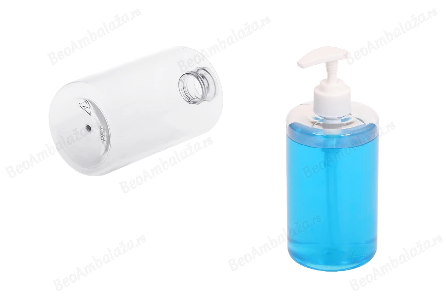 Providna cilindrična plastična flaša 500mL (28/410) - 10 kom-
