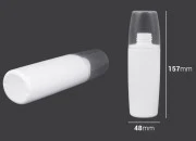 Plastična flašica 100mL sa providnim poklopcem