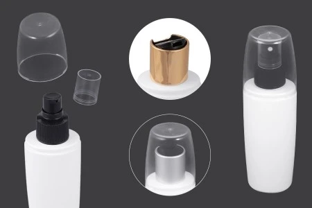 Plastična flašica 100mL sa providnim poklopcem-3