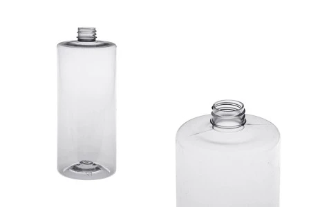 Okrugla plastična PET providna flaša 1000mL (28/410) - 11 kom-1