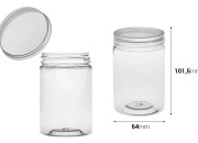 Plastična providna PET kutijica 250mL 64x101,5 mm sa zatvaračem - 12 kom Plastična providna PET kutijica 250mL 64x101,5 mm sa zatvaračem - 12 kom