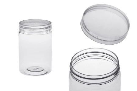 Plastična providna PET kutijica 250mL 64x101,5 mm sa zatvaračem - 12 kom-1