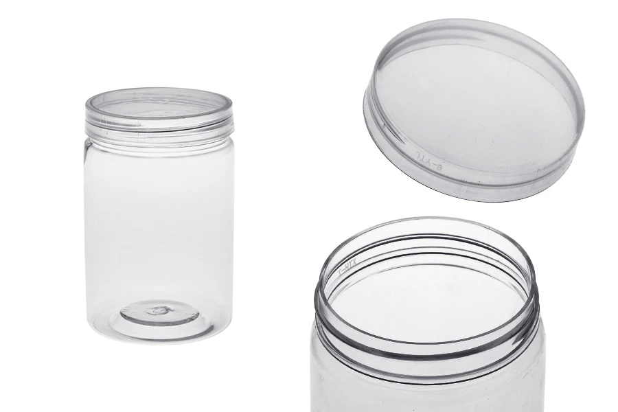 Plastična providna PET kutijica 250mL 64x101,5 mm sa zatvaračem - 12 kom Plastična providna PET kutijica 250mL 64x101,5 mm sa zatvaračem - 12 kom