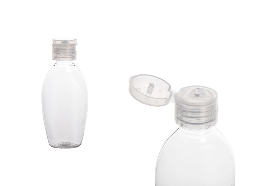 Providna PET bočica 50mL sa flip-top zatvaračem - 12 kom Providna PET bočica 50mL sa flip-top zatvaračem - 12 kom