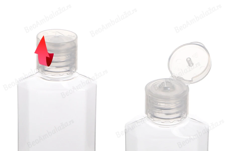Plastična PET bočica 60mL, sa flip top zatvaračem - 12 kom-grupa_slika