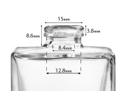 Staklena četvrtasta bočica za parfeme 25mL sa sigurnosnim Crimp zatvaranjem Staklena četvrtasta bočica za parfeme 25mL sa sigurnosnim Crimp zatvaranjem-dimenzije_slike