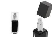 Luksuzna crna bočica 15mL sa pumpicom i zatvaračem Luksuzna crna bočica 15mL sa pumpicom i zatvaračem