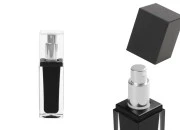 Luksuzna crna bočica 30mL sa pumpicom i zatvaračem Luksuzna crna bočica 30mL sa pumpicom i zatvaračem