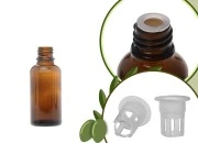 Staklena karamel bočica 30mL za ulje