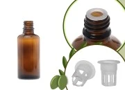 Staklena karamel bočica 50mL za ulje
