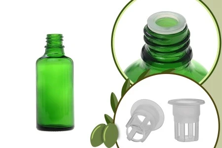 Staklena zelena bočica 50mL za ulje-1