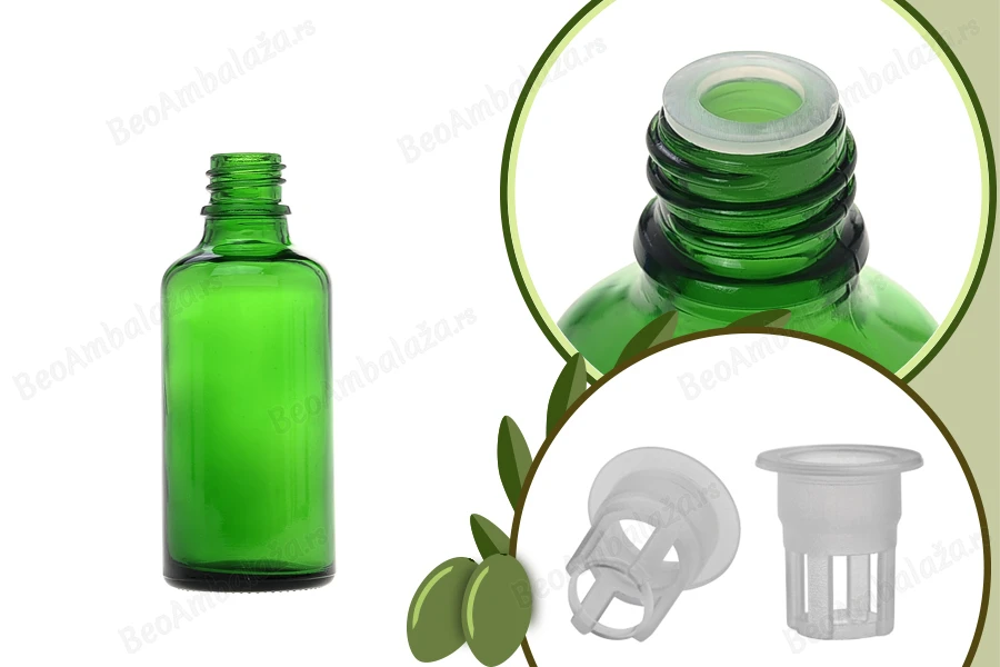 Staklena zelena bočica 50mL za ulje-slika_proizvoda
