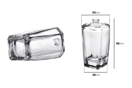 Staklena Crimp bočica posebnog oblika 100mL sa grlom PP15-2