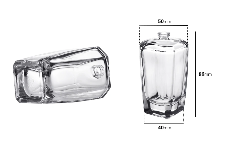 Staklena Crimp bočica posebnog oblika 100mL sa grlom PP15 Staklena Crimp bočica posebnog oblika 100mL sa grlom PP15-dimenzije_slike