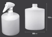 Poluprovidna plastična flašica 500mL, 24/410 Poluprovidna plastična flašica 500mL, 24/410