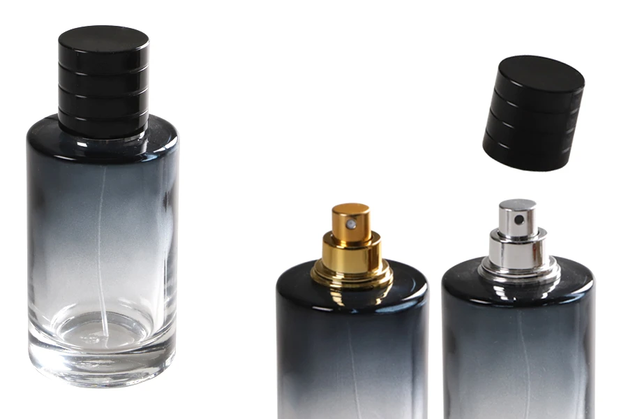 Staklena cilindrična parfemska bočica od 100mL, PP15 Staklena cilindrična parfemska bočica od 100mL, PP15