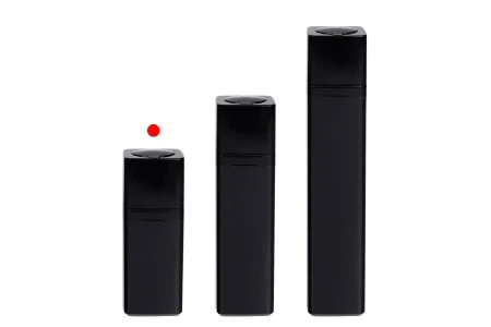 Akrilna Airless bočica 15mL sa pumpicom, u crnoj boji - 5 kom-5