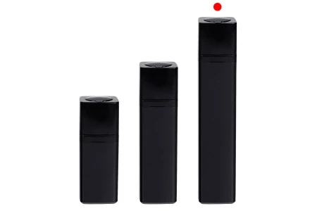 Akrilna Airless bočica 50mL sa pumpicom, u crnoj boji - 5 kom-5